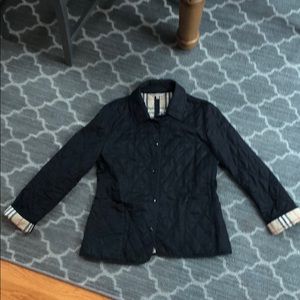 Ladies Burberry Classic quilted unlined jacket